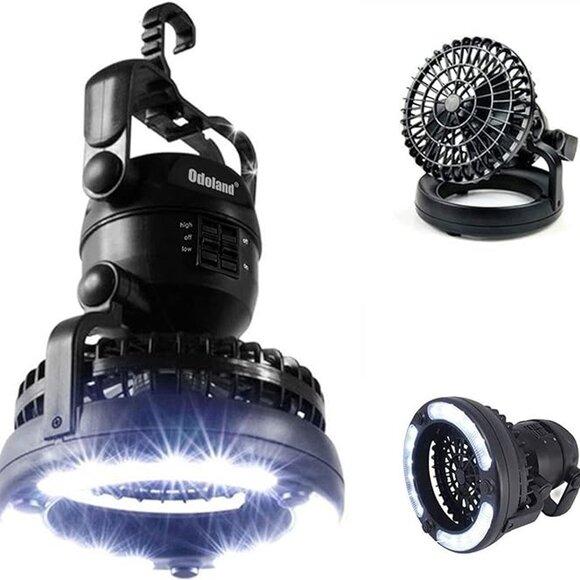 NEW  Portable LED Camping Lantern with Ceiling Fan - Hurricane Emergency - Picture 8 of 8